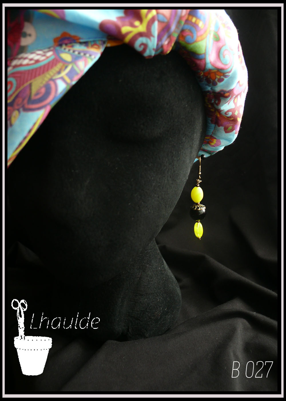 Vue sur un mannequin tête