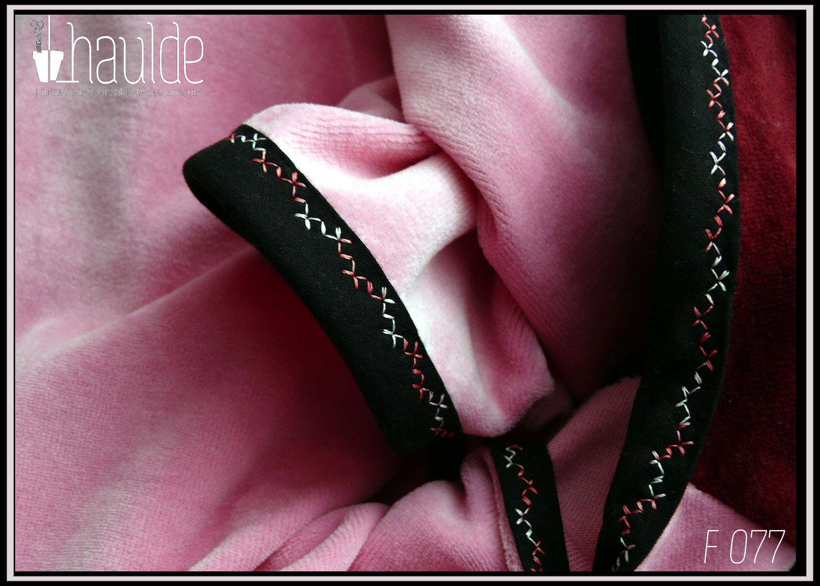 Vue de détail des ourlets