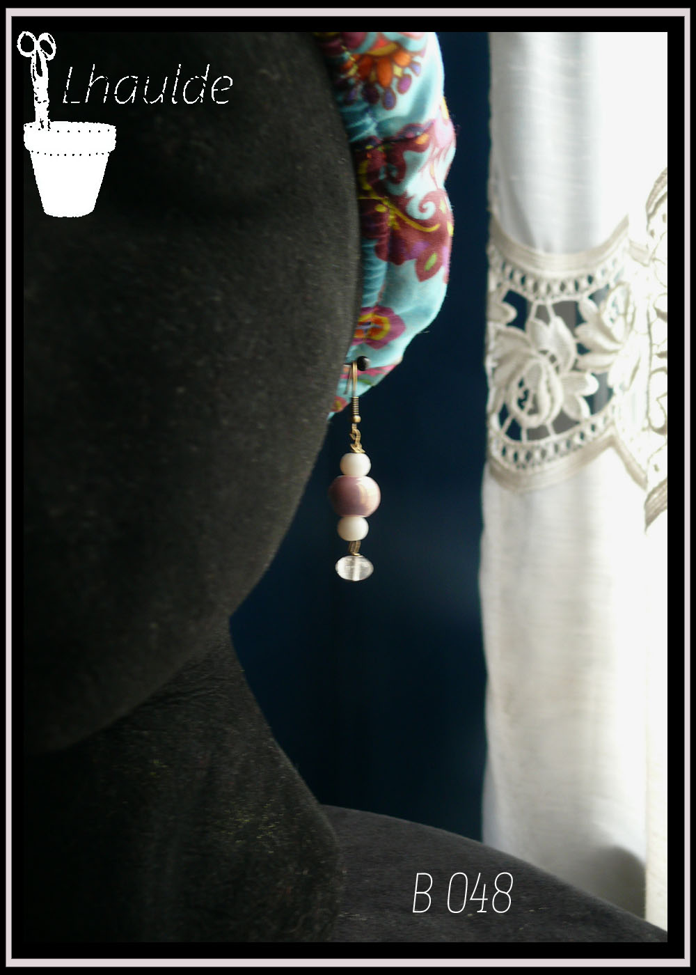 Vue portée sur un mannequin tete