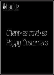 vignette indiquant "clientes ravies"